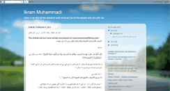 Desktop Screenshot of ikrammuhammadi.blogspot.com