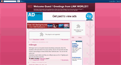 Desktop Screenshot of linkworld4u.blogspot.com
