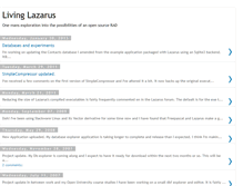 Tablet Screenshot of living-lazarus.blogspot.com