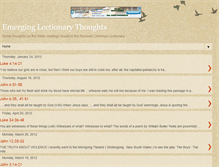 Tablet Screenshot of emerginglectionarythoughts.blogspot.com