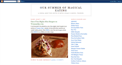 Desktop Screenshot of oursummerofmagicaleating.blogspot.com