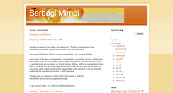 Desktop Screenshot of berbagimimpi.blogspot.com