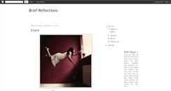 Desktop Screenshot of briefreflections.blogspot.com