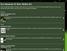 Tablet Screenshot of ecomuseo-newmediaart.blogspot.com