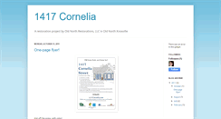 Desktop Screenshot of 1417cornelia.blogspot.com