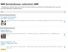Tablet Screenshot of daniakidswearcollections.blogspot.com