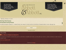 Tablet Screenshot of abbottandabbott.blogspot.com