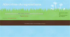 Desktop Screenshot of alecrim-acupuntura.blogspot.com