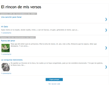 Tablet Screenshot of elrincondemisversos.blogspot.com