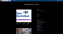 Desktop Screenshot of carrefourelche.blogspot.com