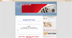 Desktop Screenshot of mybestptcsitebusiness.blogspot.com