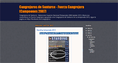 Desktop Screenshot of cangrejeros.blogspot.com