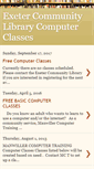 Mobile Screenshot of exeterlibrarycomputerclasses.blogspot.com