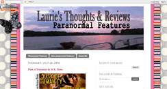 Desktop Screenshot of lauriethoughts-reviews.blogspot.com