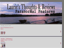 Tablet Screenshot of lauriethoughts-reviews.blogspot.com