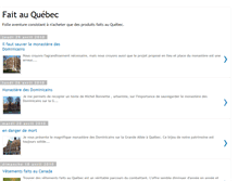 Tablet Screenshot of faitauquebec.blogspot.com