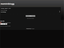 Tablet Screenshot of meminiblogg.blogspot.com
