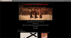 Desktop Screenshot of culturayanarquismo.blogspot.com