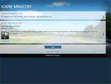 Tablet Screenshot of icareministry.blogspot.com