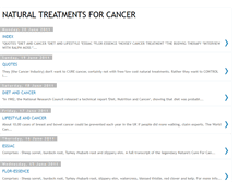 Tablet Screenshot of naturaltreatmentsforcancer.blogspot.com