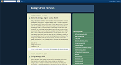 Desktop Screenshot of energydrinktest.blogspot.com