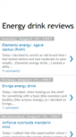 Mobile Screenshot of energydrinktest.blogspot.com