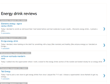 Tablet Screenshot of energydrinktest.blogspot.com