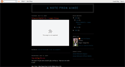 Desktop Screenshot of aimeepettersen.blogspot.com