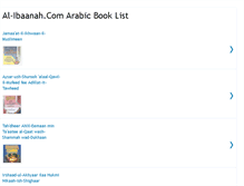 Tablet Screenshot of al-ibaanah17.blogspot.com