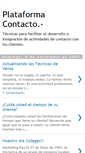 Mobile Screenshot of plataformacontacto.blogspot.com