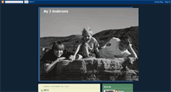 Desktop Screenshot of my3andersons.blogspot.com