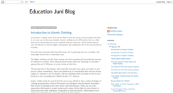 Desktop Screenshot of educationjuniblog.blogspot.com