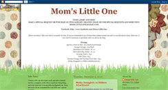 Desktop Screenshot of momslittleonebabyitems.blogspot.com