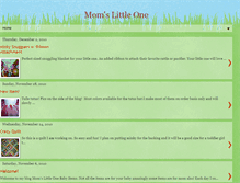 Tablet Screenshot of momslittleonebabyitems.blogspot.com