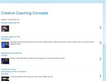 Tablet Screenshot of creativecoachingconcepts.blogspot.com