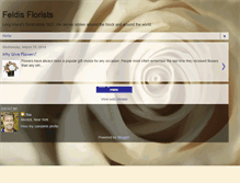 Tablet Screenshot of feldisflorists.blogspot.com