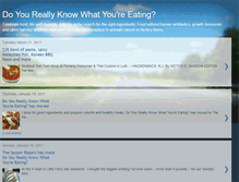 Tablet Screenshot of doyoureallyknowwhatyoureeating.blogspot.com