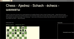 Desktop Screenshot of justchess.blogspot.com