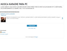 Tablet Screenshot of musica-karaoke.blogspot.com