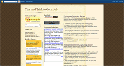 Desktop Screenshot of cepat-dapat-kerja.blogspot.com