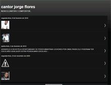 Tablet Screenshot of cantorjorgeflores.blogspot.com
