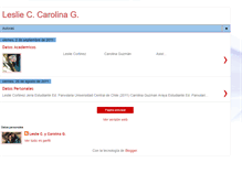 Tablet Screenshot of leslie--carolina.blogspot.com