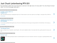 Tablet Screenshot of just-chuck-letterbox.blogspot.com