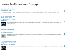 Tablet Screenshot of humana-health-insurance-coverage.blogspot.com