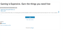 Tablet Screenshot of gaming-free.blogspot.com