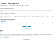 Tablet Screenshot of luttrelldevelopment.blogspot.com