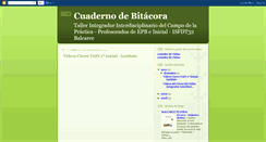 Desktop Screenshot of cuadernodebitacora2008.blogspot.com