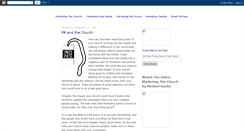 Desktop Screenshot of marketingthechurch.blogspot.com