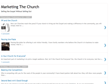 Tablet Screenshot of marketingthechurch.blogspot.com