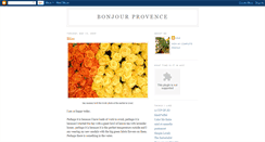 Desktop Screenshot of bonjourprovence.blogspot.com